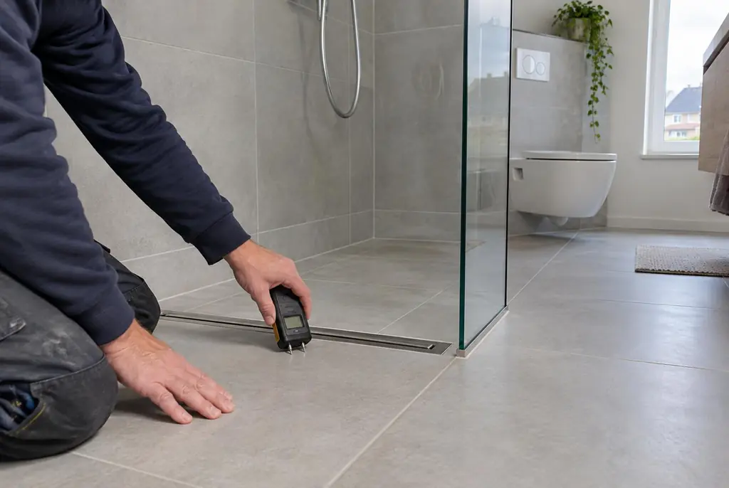 Lekdetectie Wekerom – badkamer in een nieuwbouwwoning